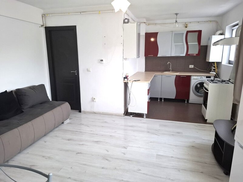 Popesti Leordeni, ap. 2 cam., mobilat si utilat, centrala proprie, loc parcare,