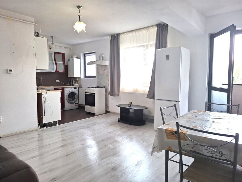 Popesti Leordeni, ap. 2 cam., mobilat si utilat, centrala proprie, loc parcare,